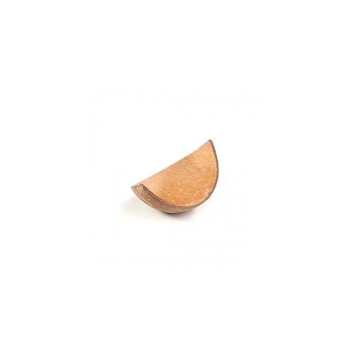 Schale in Braun aus Kokosnuss, 100 x 65 x h 15/50 mm, 10 Stück