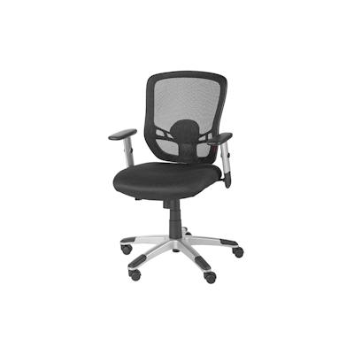SIGMA Bürostuhl SC401, Kunststoff, verstellbare Sitzhöhe, schwarz/silber Image