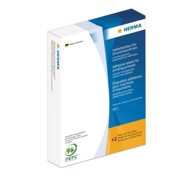 HERMA Haftetiketten für Druckmaschinen DP1, Ø 19 mm, 10.000 Etiketten, rund, grün, permanent haftend Image