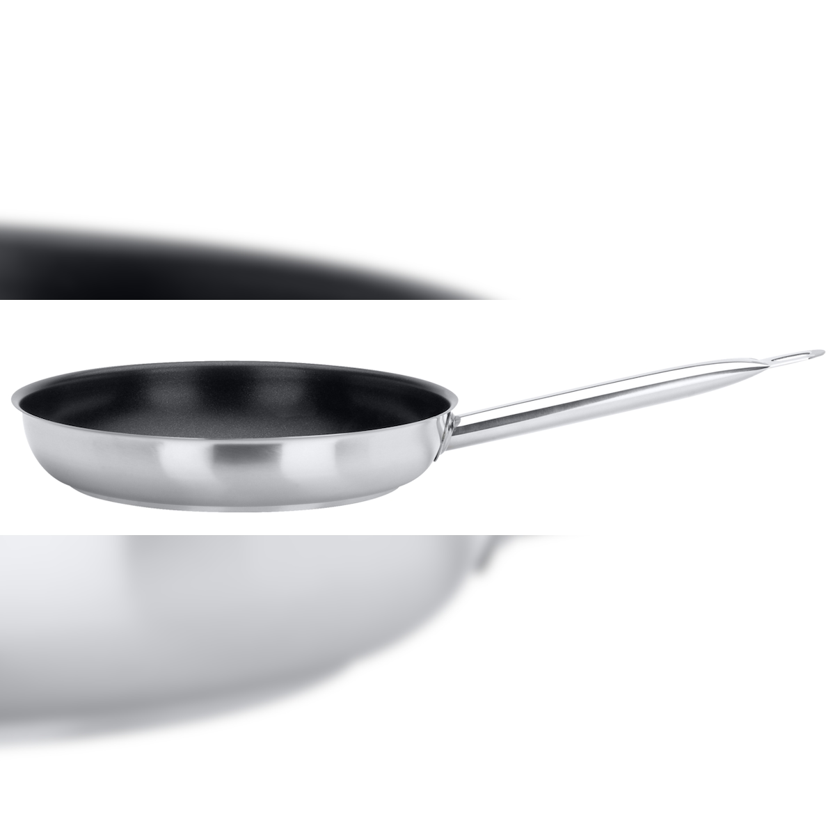 METRO Professional Bratpfanne, Edelstahl, Ø 28 cm, Antihaftbeschichtung, Induktion, Ofenfest Image