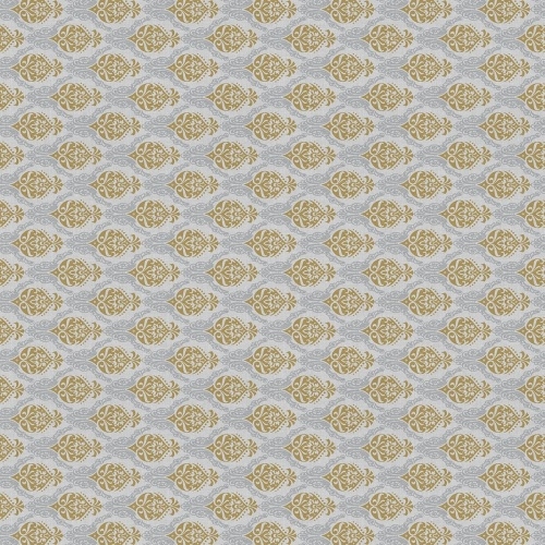 Mank Tischdecke Airlaid Doris in Gold-Silber, 80 x 80 cm, 20 Stück - Mitteldecke Ornamente Image