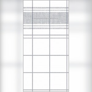 Mank Besteckservietten Airlaid Nadeem in Grau, 40 x 40 cm, 75 Stück - Bestecktaschen Streifen Linien Image