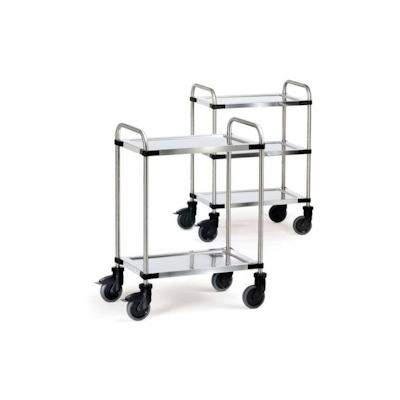 Fetra 5038 Etagenwagen Edelstahl Traglast (max.): 150 kg Chrom Image