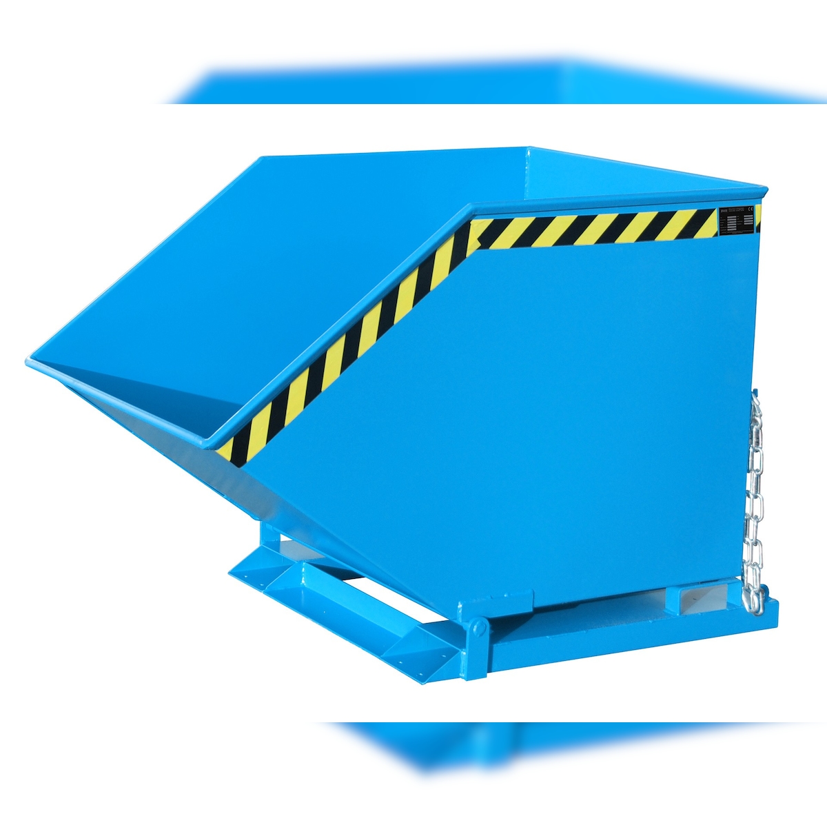 Späne Kippmulde Kipper SKK 800 lackiert RAL5012 Lichtblau Stapler Anbaugerät Image