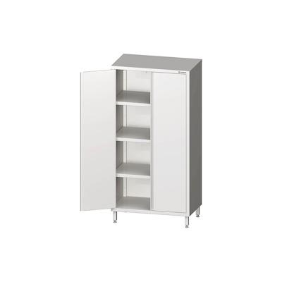 Stalgast Edelstahl Hochschrank mit Flügeltüren, 900x500x2000 mm, verschweißt Image
