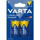 Varta Longlife Power (ehem. High Energy) Baby C 4914 Batterien 2er Blister Made in Germany
