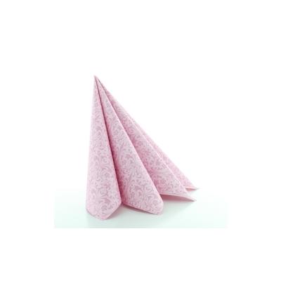 Sovie HORECA Serviette Janet in rosa aus Linclass® Airlaid 40 x 40 cm, 5x50 Stück