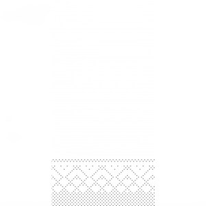 Mank Serviette Tissue in Weiß, 33 x 33 cm, 100 Stück 1/8 falz - 3-lagig Image