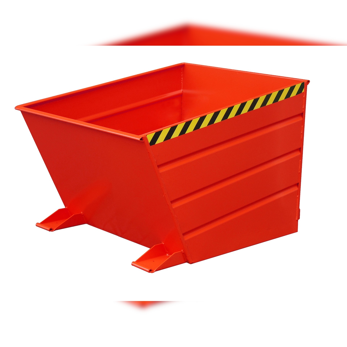 Kippbehälter VD 650 lackiert RAL3000 Feuerrot Stapler Anbaugerät Image