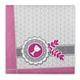 Sovie HORECA Serviette Kelch-Taube in Pink aus Linclass® Airlaid 40 x 40 cm, 50 Stück - Konfirmation Kommunion