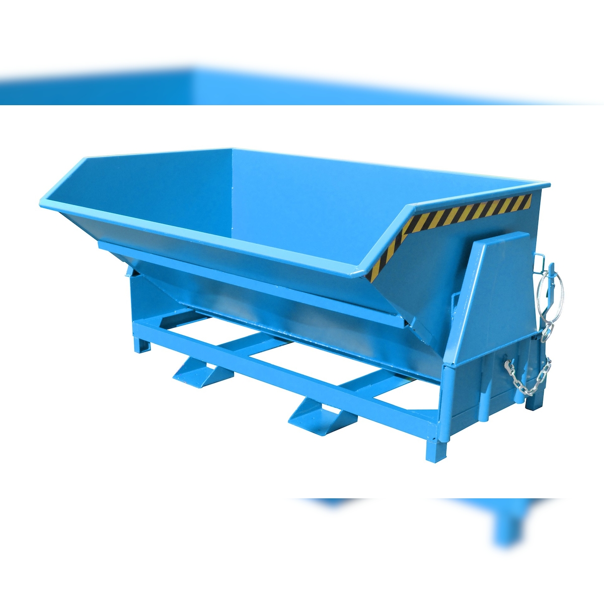 Bauer Kippbehälter BK 200 lackiert RAL5012 Lichtblau Stapler Anbaugerät Image