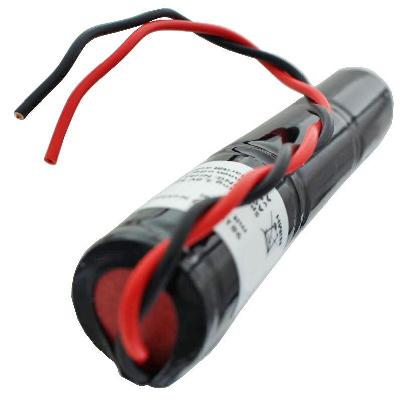 AccuCell Akku für Notbeleuchtung 3,6 Volt 3000mAh NiMH Akku mit Kabeln Image