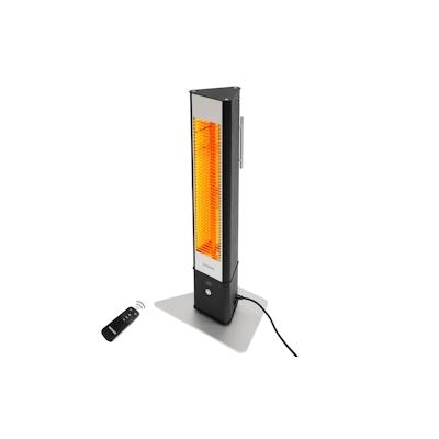 VASNER HeatTower Mini Mobiler Heizstrahler 1500 Watt Schwarz mit Fernbedienung, IP65 Nässeschutz Image