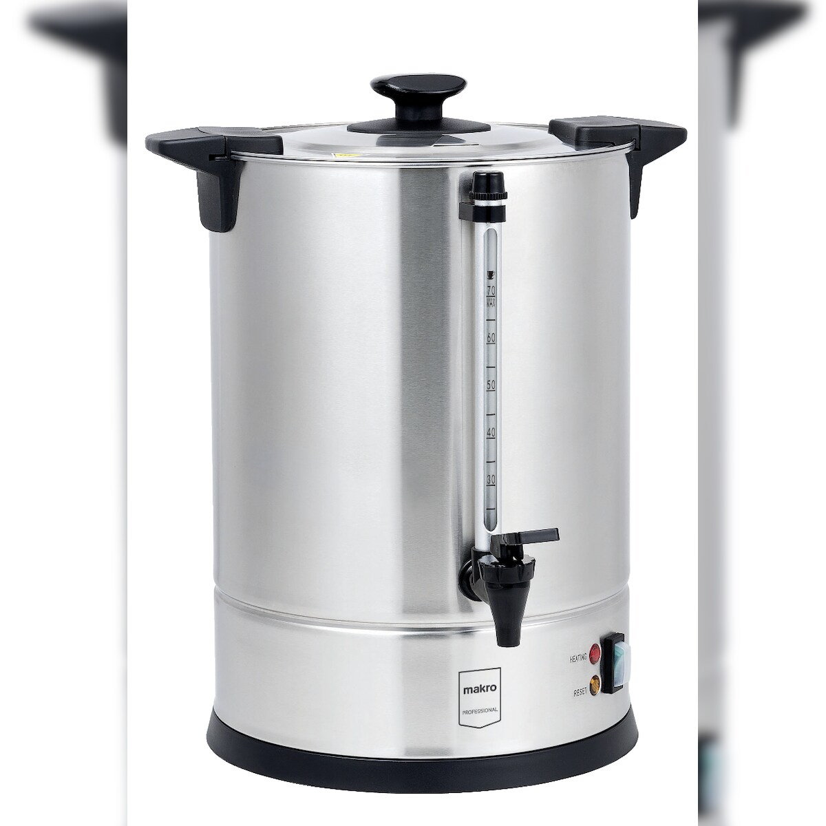 METRO PROFESSIONAL Kaffeemaschine GCM4011, Edelstahl, 10.5 L, 1650 W, 70 Tassen, Wasserstandsanzeige, silber Image