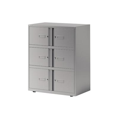 Bisley Office Lodge Essentials YELD0810355 6Türen silber Image