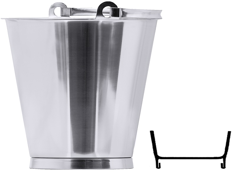 Contacto Eimer mit Bodenreifen 10 l Image