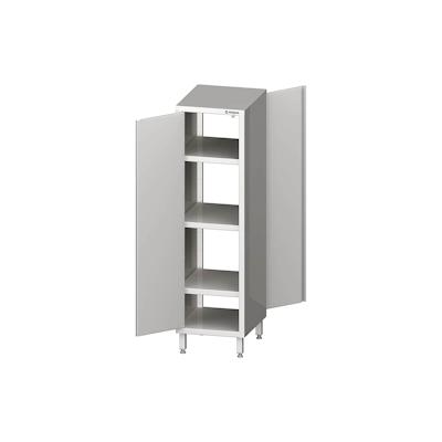 Stalgast Edelstahl Durchreiche-Hochschrank mit Flügeltüren, 400x600x1800 mm, verschweißt Image