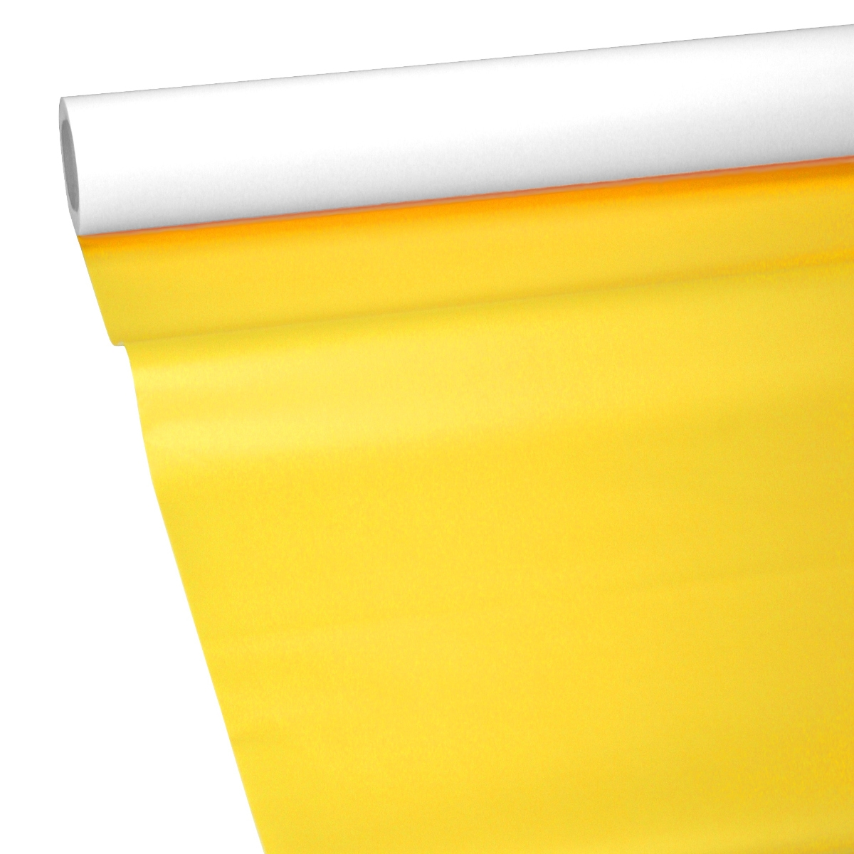 JUNOPAX Papiertischdecke sonnen-gelb 50m x 1,00m, nass- und wischfest Image