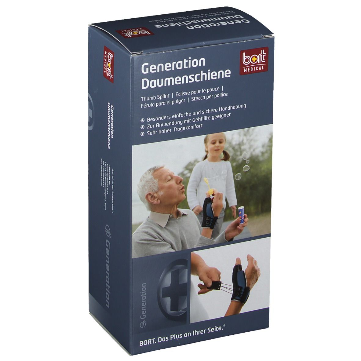 Bort Generation Daumenschiene rechts M blau 1 St Bandage(s) Image