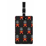 Black Pittsburg State Gorillas Mascot Tokyodachi Luggage Tag