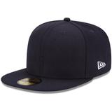 Men's New Era Navy Blank 59FIFTY Fitted Hat