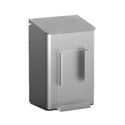 MediQo-line Hygiene-Abfallbehälter + Hygienebeutelhalter 6 Liter Aluminium Image