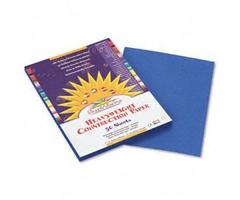 Pacon 9 x 12 in. SunWorks Construction Paper - Bright Blue, 50 Sheets/pk