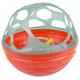 Playgro Bendy Bade-Rasselball, Baby Spielzeug, Ab 6 Monate, BPA-frei, Durchmesser: 12 cm, Grün/Rot, 40214