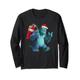 Disney PIXAR Monsters University Santa Sulley Holiday Langarmshirt