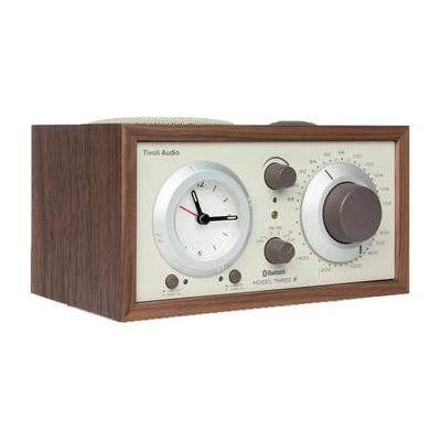 Tivoli Model Three BT Bluetooth Clock Radio with USB Charging (Walnut & Beige) M3USBTCLA