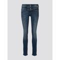 TOM TAILOR Damen Alexa Slim Jeans mit Bio-Baumwolle, blau, Gr. 31/30