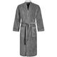 Morgenstern Dressing Gown Men I Luxury I Organic Cotton I Velour I Long I Medium I Grey