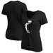 Women's Fanatics Branded Black WNBA V-Neck T-Shirt