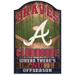 WinCraft Atlanta Braves 11'' x 17'' Vintage Wood Sign