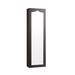 Costway 5 LEDs Jewelry Armoire Wall Mounted / Door Hanging Mirror-Brown