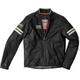 Spidi Vintage Motorrad Lederjacke, schwarz-grau, Größe 52