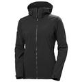 Helly Hansen Damen Damen Jacke Aramount Hooded Softshell Jacke-62988, Black, XL, 62988