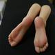 Mannequin Foot, Silica gel foot Manikins The fake foot simulates the realistic female beautiful foot model, the true visual and texture of the 1:1 beauty feet model.