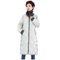 Women Coat Jacket, Sonnena Fashion Women's Winter Warm Cotton Stand Winter Long-Sleeved Overcoat White