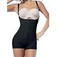 SHAPERX Women Shapewear Tummy Control Fajas Colombianas Open Bust Bodysuit Slimmer Body Shaper, Black Shorts, XS