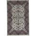 Black/Green 70 x 0.25 in Indoor Area Rug - Bokara Rug Co, Inc. Hand-Knotted High-Quality Ivory & Navy Area Rug Wool, | 70 W x 0.25 D in | Wayfair