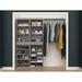 ClosetMaid Modular Storage 68.76" W - 78" W Closet System Manufactured Wood in Brown | 80.58 H x 15.91 D in | Wayfair