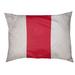 East Urban Home Kansas City Football Stripes Indoor Pillow Polyester in Red/White | 6 H x 28 W x 18 D in | Wayfair D9170F1FD47D423ABB8F5C66A467B5E5