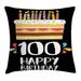 East Urban Home Happy Birthday Indoor/Outdoor 36" Throw Pillow Cover Polyester | 36 H x 36 W x 0.1 D in | Wayfair 4A177904F8554B37BDF985D88D4675B5