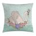East Urban Home Indoor/Outdoor Floral 36" Throw Pillow Cover Polyester | 36 H x 36 W x 0.1 D in | Wayfair 9726179A5CD84B9BBC8F80973DA8AD1C