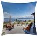 East Urban Home Indoor/Outdoor 36" Throw Pillow Cover Polyester | 36 H x 36 W x 0.1 D in | Wayfair 50BEA5C4ABFC4DBA80A33EF0A716CDDF