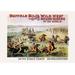 Buyenlarge Buffalo Bill: On the Stagecoach Vintage Advertisement in White | 24 H x 36 W x 1.5 D in | Wayfair 0-587-02919-6C2436