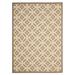 White 132 x 96 x 0.2 in Area Rug - Safavieh Courtyard Beige/Dark Beige Indoor/Outdoor Area Rug | 132 H x 96 W x 0.2 D in | Wayfair CY7844-79A21-8