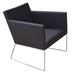 sohoConcept Harput Wire Lounge Chair Upholstered/Fabric in Black/Brown | 27 H x 26 W x 27 D in | Wayfair HAR-WL-WAL-001