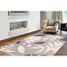 Blue/Gray 94 x 0.5 in Area Rug - Bay Isle Home™ Tavon Floral Silver/Petrol/Cream Area Rug Polypropylene | 94 W x 0.5 D in | Wayfair